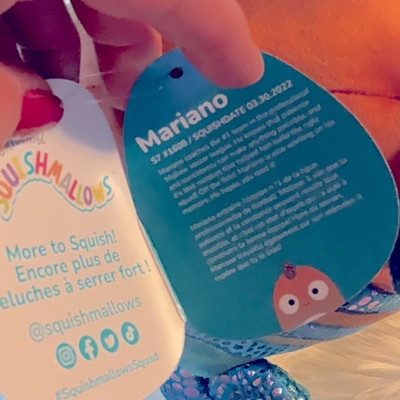 Squishmallow Mariano The Chameleon 7”New With Tag - Picture 11 of 13